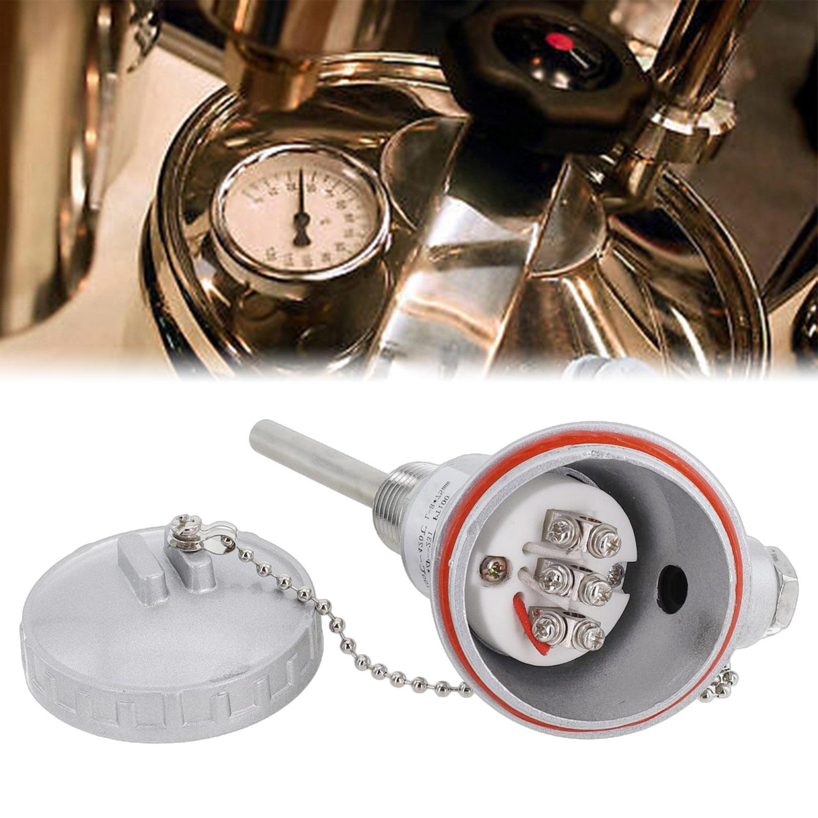 Electrical Equipment Stainless Steel Temperature Sensor Probe Terminal Head Thermocouple Terminal Head 8mm Pipe Diameter China Mainland
Electrical Equipment Stainless Steel Temperature Sensor Probe Terminal Head Thermocouple Terminal Head 8mm Pipe Diameter China Mainland