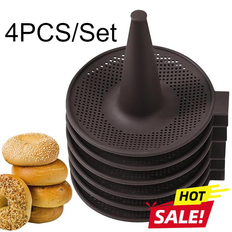 4PCS/Set Silicone Molds Baking Tool Set Bread Donut Silicone Mold Easy To Use Baking Cake, Mousse Pudding Mold Bagel Doug Pans Round
4PCS/Set Silicone Molds Baking Tool Set Bread Donut Silicone Mold Easy To Use Baking Cake, Mousse Pudding Mold Bagel Doug Pans Round