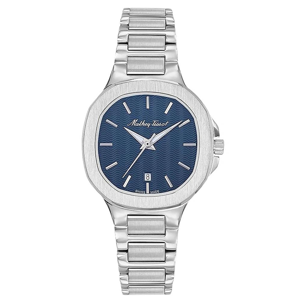 Женские часы Mathey-Tissot Evasion из нержавеющей стали с синим циферблатом, кварцевые, D152ABU синий
Женские часы Mathey-Tissot Evasion из нержавеющей стали с синим циферблатом, кварцевые, D152ABU синий