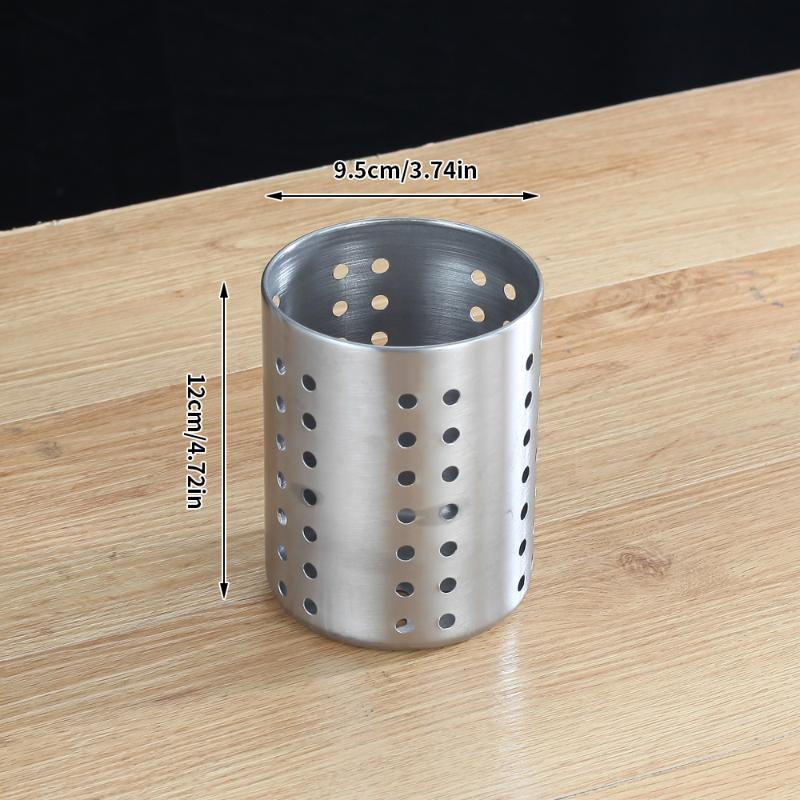 1/2 Piece Stainless Steel Cylindrical Chopstick Cutlery Storage Box Suitable For Home Kitchens, Restaurants, And Dormitories
1/2 Piece Stainless Steel Cylindrical Chopstick Cutlery Storage Box Suitable For Home Kitchens, Restaurants, And Dormitories