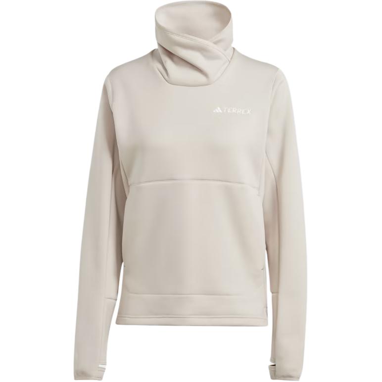 Adidas Terrex Xperior Medium Fleece Pullover Solid Color Casual Soft Comfortable High Neck Long Sleeve Sweatshirt Women Sweatshirt Beige IB1834 M
Adidas Terrex Xperior Medium Fleece Pullover Solid Color Casual Soft Comfortable High Neck Long Sleeve Sweatshirt Women Sweatshirt Beige IB1834 M