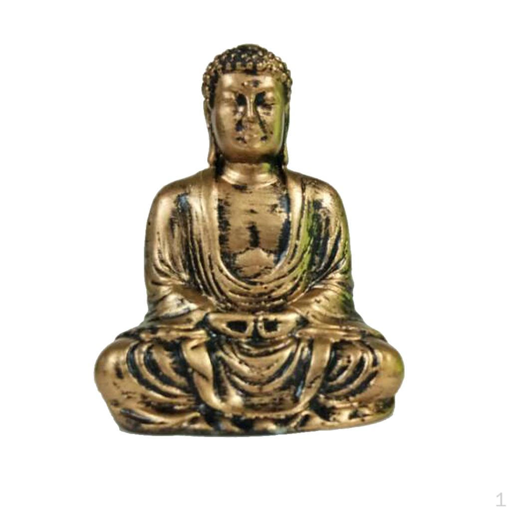 Meditation Buddha Statue Resin Sculpture Handmade Craft Tearoom Decor-Copper
Meditation Buddha Statue Resin Sculpture Handmade Craft Tearoom Decor-Copper