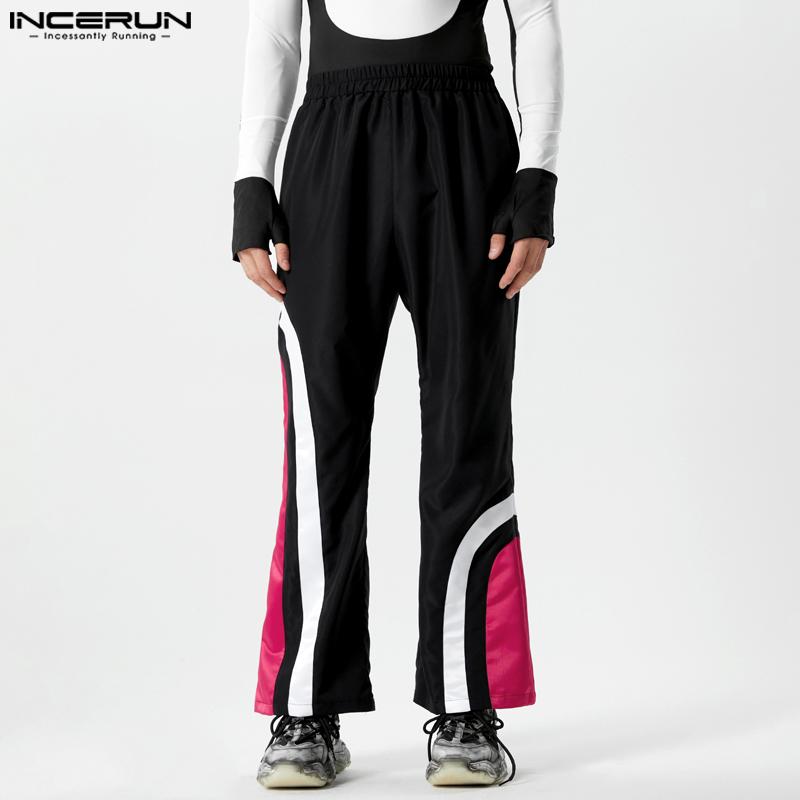 INCERUN Мужские длинные расклешенные брюки с эластичной резинкой на талии
INCERUN Мужские длинные расклешенные брюки с эластичной резинкой на талии