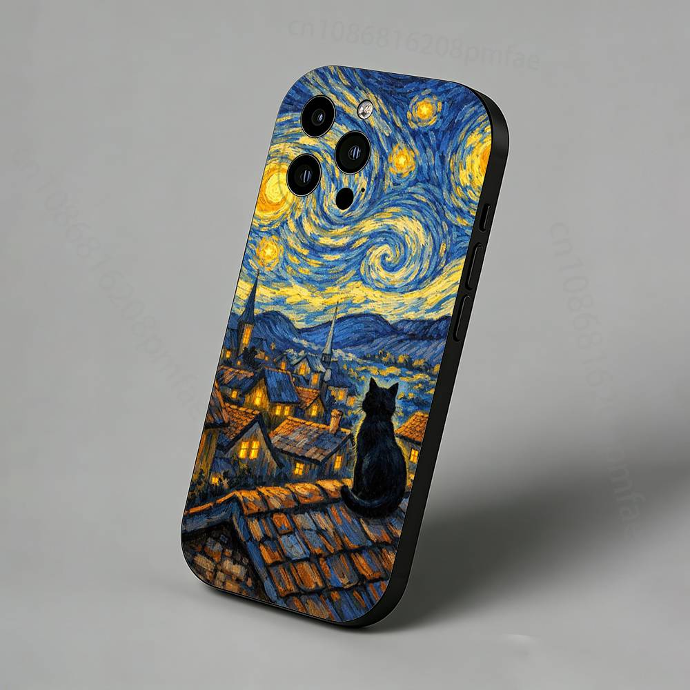 Van Gogh Night Sky Phone Case For iPhone 17,16,15,14,13,12,11 Pro,Max,Plus,X,XS,XR,SE,Mini Transparent Silicone Soft iPhone12PROMAX
Van Gogh Night Sky Phone Case For iPhone 17,16,15,14,13,12,11 Pro,Max,Plus,X,XS,XR,SE,Mini Transparent Silicone Soft iPhone12PROMAX