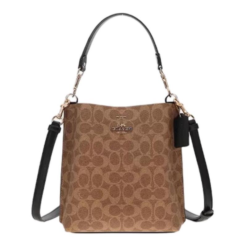 COACH Mollie 21 Classic Presbyopia Bucket Bag Artificial Leather Handbag Small Women s Brown коричневий
COACH Mollie 21 Classic Presbyopia Bucket Bag Artificial Leather Handbag Small Women s Brown коричневий