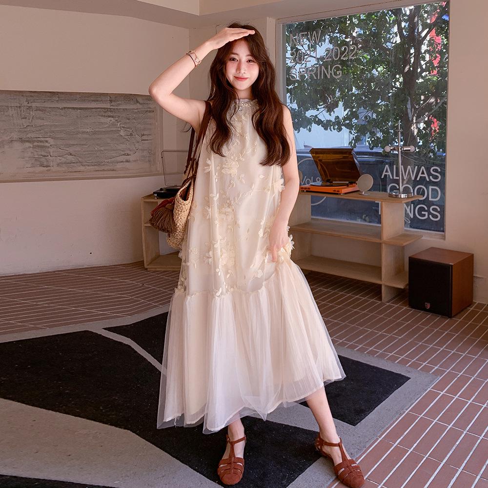 2025 Summer Lace Embroidery Spliced Long Vest Dress - Sleeveless Holiday Style AG2522 S (45-55 kg)
2025 Summer Lace Embroidery Spliced Long Vest Dress - Sleeveless Holiday Style AG2522 S (45-55 kg)