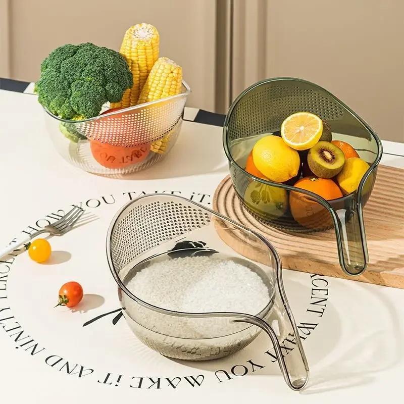 Kitchen Multifunctional Acrylic Thickened Rice Drainage Basket Rice Fruit Basin Vegetable Washing Basket чистий
Kitchen Multifunctional Acrylic Thickened Rice Drainage Basket Rice Fruit Basin Vegetable Washing Basket чистий