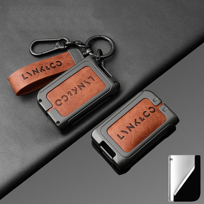 Alloy Car Key Case Cover For Lynk&Co 01 05 Leather Key Cover Protection Shell Holder Fob Keychain Accessoriess
Alloy Car Key Case Cover For Lynk&Co 01 05 Leather Key Cover Protection Shell Holder Fob Keychain Accessoriess