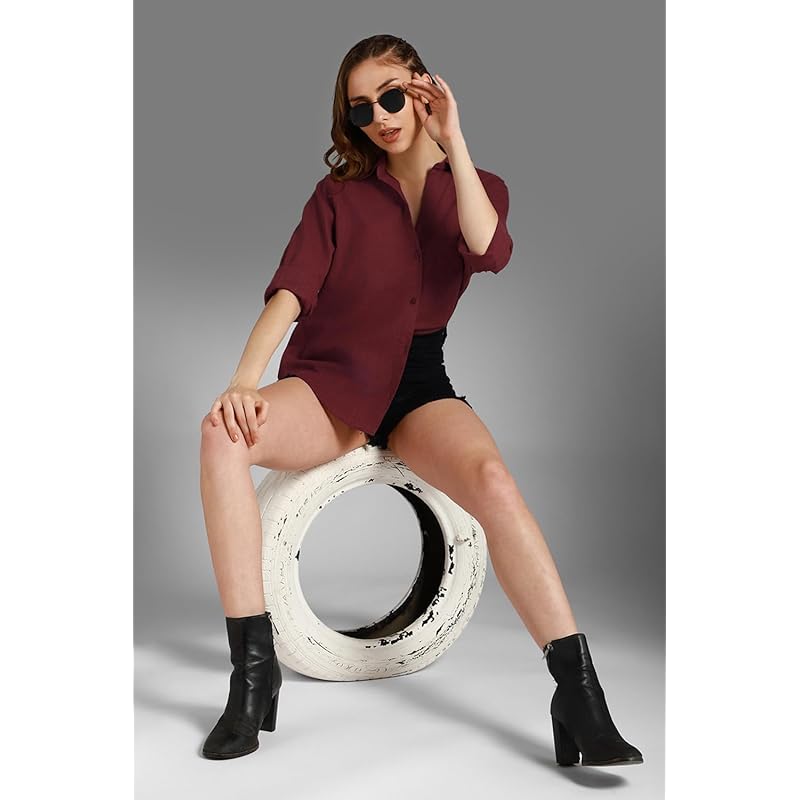 HIGH STAR Women s Oversized Fit Shirt (HSWSHW23509_WN_Red 2XL красный
HIGH STAR Women s Oversized Fit Shirt (HSWSHW23509_WN_Red 2XL красный
