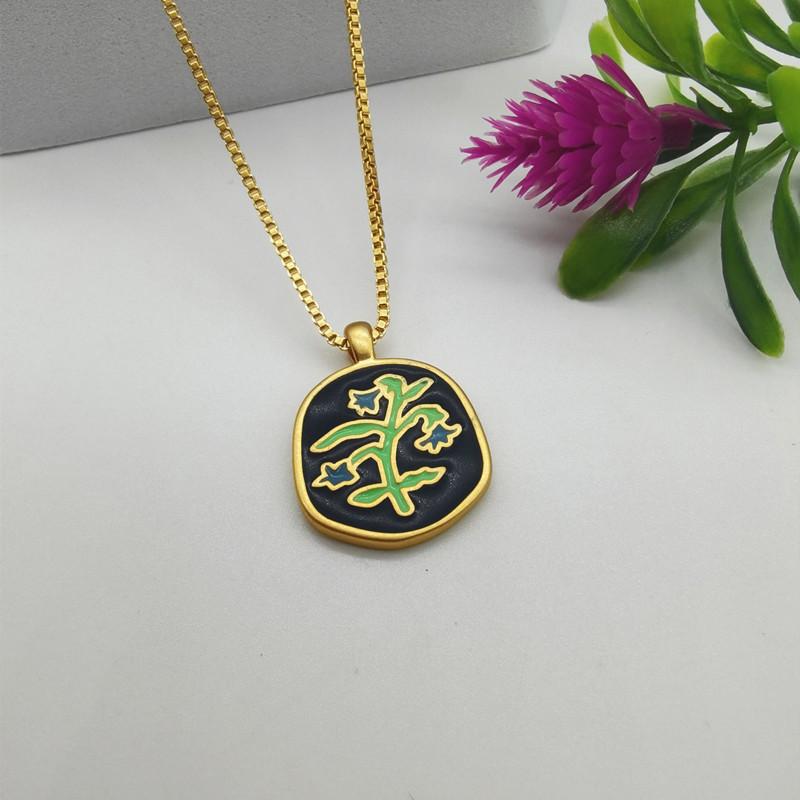 Meier Vintage chic periwinkle orchid enamel drop necklace - stylish commute choker for women золотий
Meier Vintage chic periwinkle orchid enamel drop necklace - stylish commute choker for women золотий