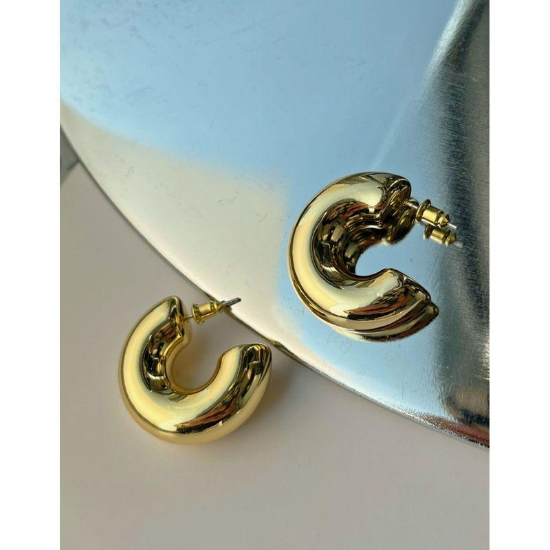 Dilraba Unique Earrings Hoop New Arrival Metal Coarse Hoop Minimalist Fancy Stud Earrings European and American Style Fashion Earrings 925 Silver Needle Gold Earrings/Pair
Dilraba Unique Earrings Hoop New Arrival Metal Coarse Hoop Minimalist Fancy Stud Earrings European and American Style Fashion Earrings 925 Silver Needle Gold Earrings/Pair