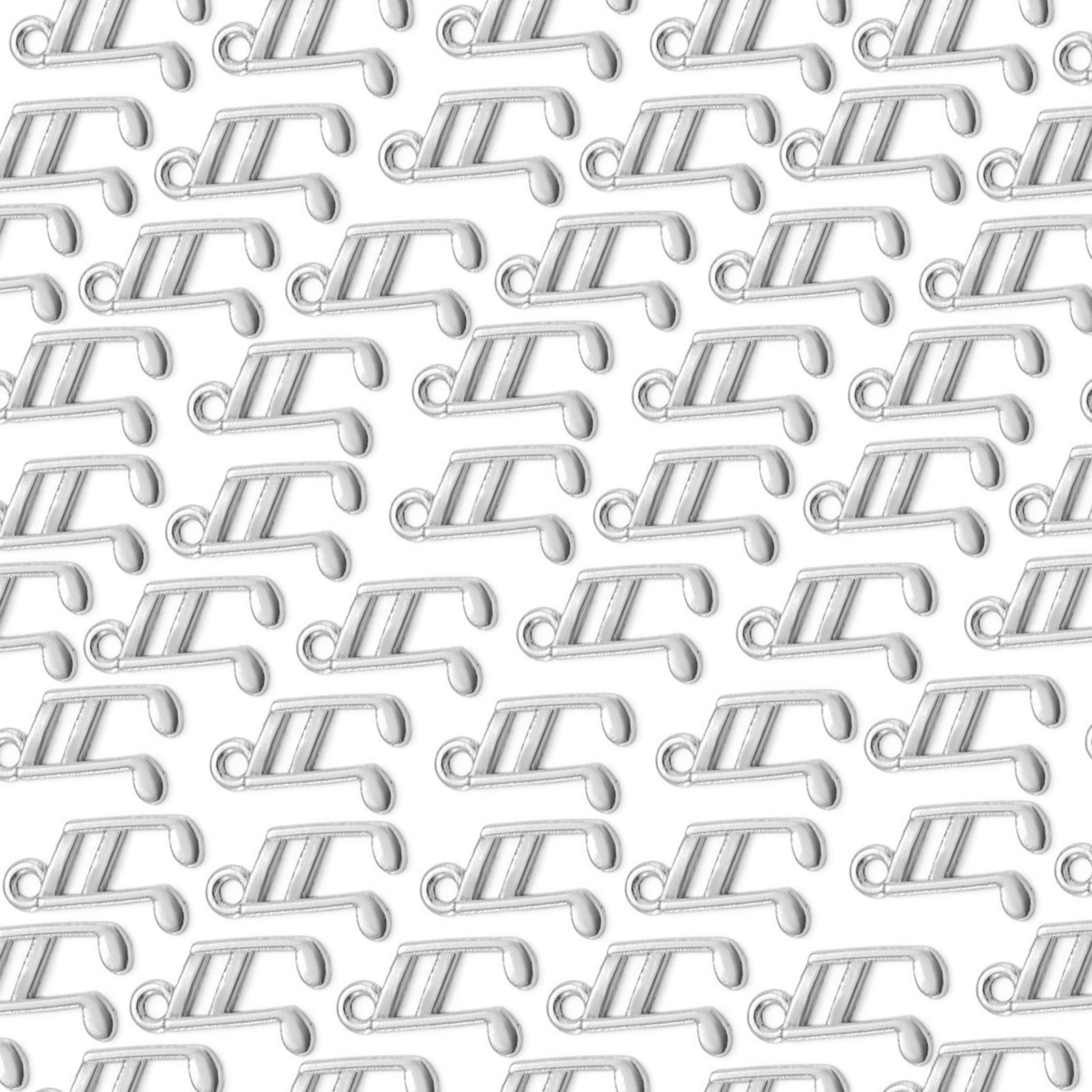 Упаковка из 100 подвесок в виде музыкальных нот для ожерелья, браслета, ювелирных изделий, компонентов для рукоделия, модных аксессуаров ручной работы 2
Упаковка из 100 подвесок в виде музыкальных нот для ожерелья, браслета, ювелирных изделий, компонентов для рукоделия, модных аксессуаров ручной работы 2