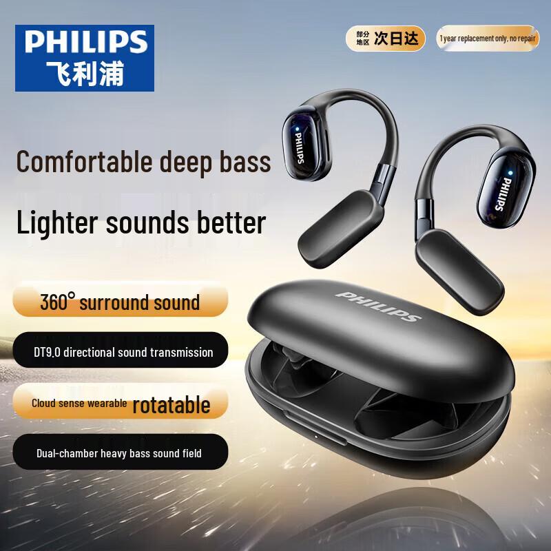 Philips TAT5739 Open-Ear Bluetooth Headphones
Philips TAT5739 Open-Ear Bluetooth Headphones