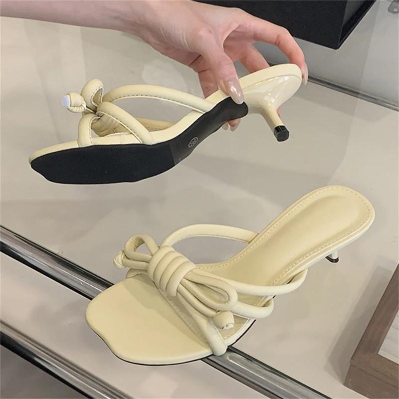 Eiyken Fashion Elegant Open Toe Women Slippers Designer Narrow Band Butterfly-kont Low Heels Shoes Summer Ladies Sandals 35
Eiyken Fashion Elegant Open Toe Women Slippers Designer Narrow Band Butterfly-kont Low Heels Shoes Summer Ladies Sandals 35