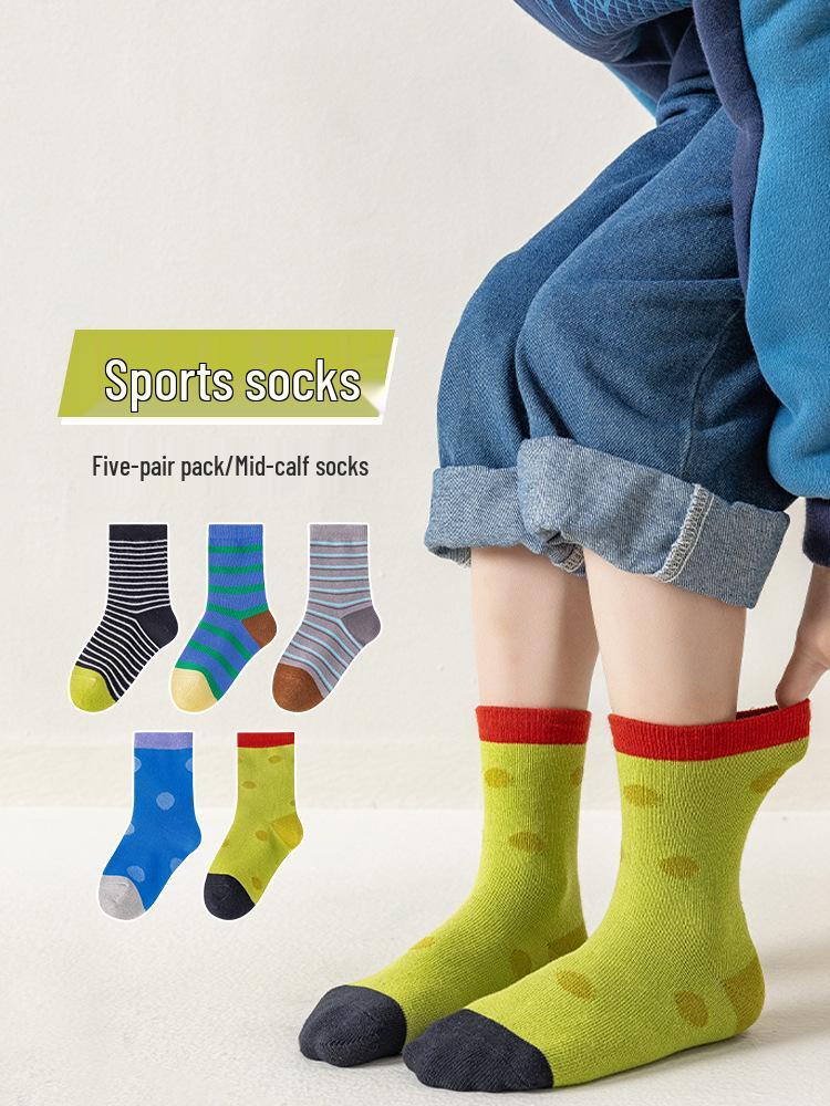 Korean Style Boys Mid-Calf Cotton Socks – Trendy, Dirt-Resistant, All-Match for Spring, Autumn, and Winter 9-12 years, recommended foot length 19-22CM
Korean Style Boys Mid-Calf Cotton Socks – Trendy, Dirt-Resistant, All-Match for Spring, Autumn, and Winter 9-12 years, recommended foot length 19-22CM