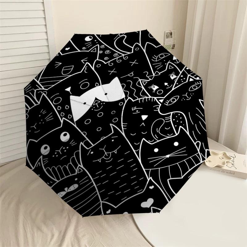 1PC cat pattern Automatic Open/Close Umbrella with Windproof, 8-Rib Sturdy Canopy, Durable Ribs, Fashionable Design1378A
1PC cat pattern Automatic Open/Close Umbrella with Windproof, 8-Rib Sturdy Canopy, Durable Ribs, Fashionable Design1378A