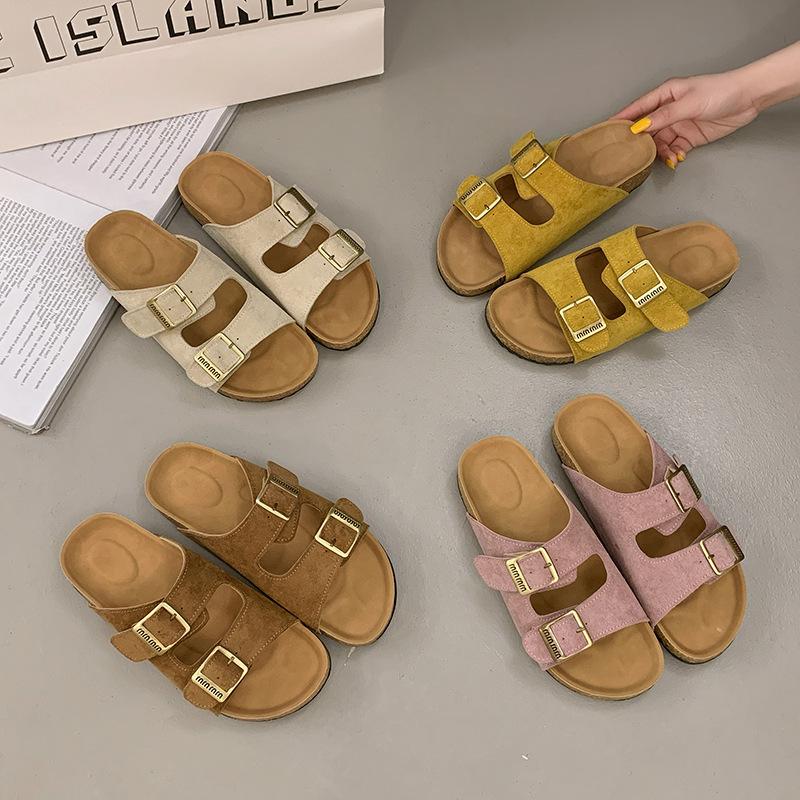 Slippers 2025 summer outer wear slippers non-slip platform beach shoes matte leather cork sandals 35 бежевый
Slippers 2025 summer outer wear slippers non-slip platform beach shoes matte leather cork sandals 35 бежевый