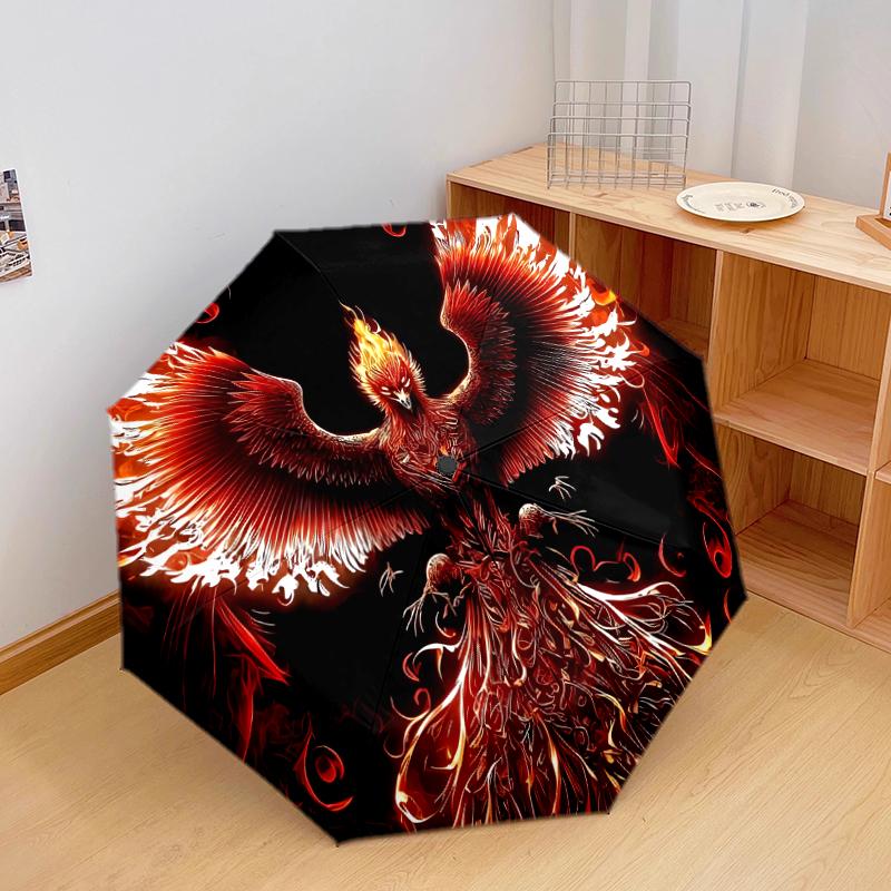 1 PC Automatic Folding Umbrella - Beautiful phoenix Pattern, Portable & Foldable Design with 8 Ribs, Christmas Birthday Gifts
1 PC Automatic Folding Umbrella - Beautiful phoenix Pattern, Portable & Foldable Design with 8 Ribs, Christmas Birthday Gifts