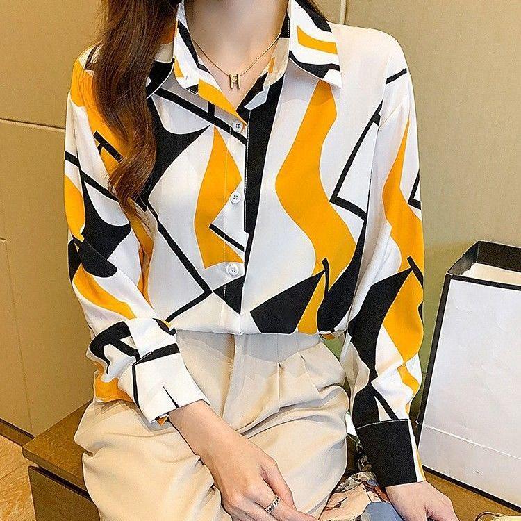 Women s Korean Style Chiffon Blouse: Slim Fit, Printed, Plus Size, Long Sleeve, Versatile Sun Protection Shirt for Spring and Summer. Small
Women s Korean Style Chiffon Blouse: Slim Fit, Printed, Plus Size, Long Sleeve, Versatile Sun Protection Shirt for Spring and Summer. Small