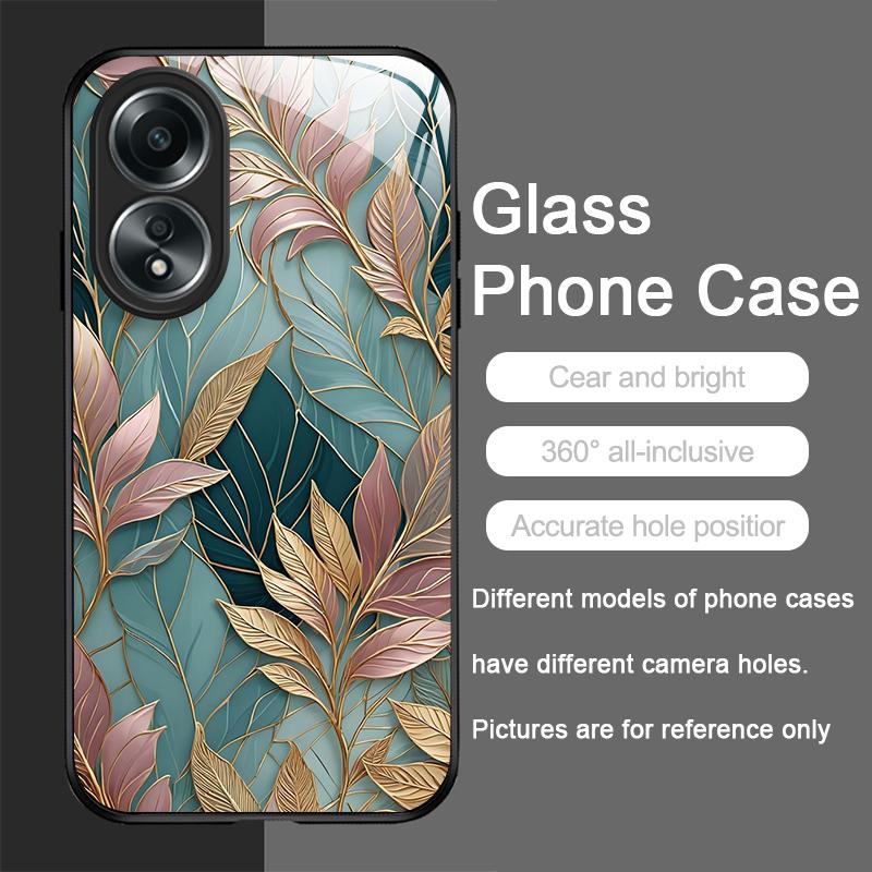 Luxurious Maple Leaf Marble Pattern Tempered Glass Phone Case for OPPO Realme 13 Pro Plus 12 11 10 C55 X7 GT Neo 2 3T 5G Covers Realme C67 4G
Luxurious Maple Leaf Marble Pattern Tempered Glass Phone Case for OPPO Realme 13 Pro Plus 12 11 10 C55 X7 GT Neo 2 3T 5G Covers Realme C67 4G