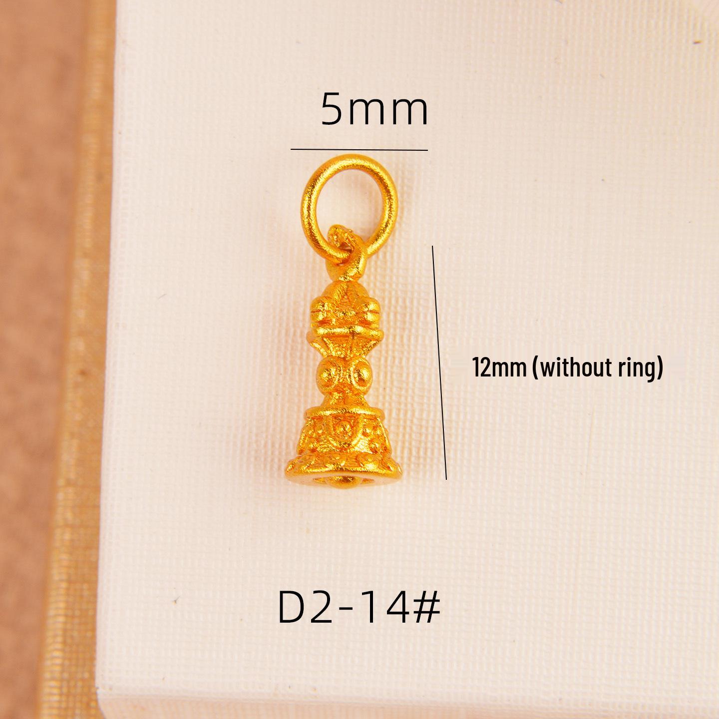 Vajra Bell Gold Sand Pendant Charm for DIY Bracelet & Necklace Jewelry
Vajra Bell Gold Sand Pendant Charm for DIY Bracelet & Necklace Jewelry