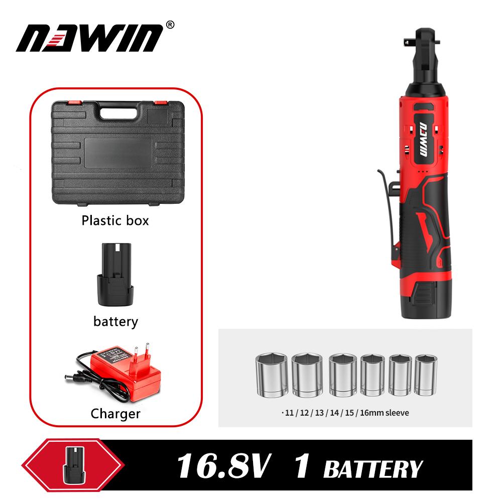 NAWIN 50 Нм Трещоточный ключ 16,8 В Электрический ключ Перезаряжаемый беспроводной инструмент для ремонта с квадратной головкой 3/8 дюйма 16.8V
NAWIN 50 Нм Трещоточный ключ 16,8 В Электрический ключ Перезаряжаемый беспроводной инструмент для ремонта с квадратной головкой 3/8 дюйма 16.8V