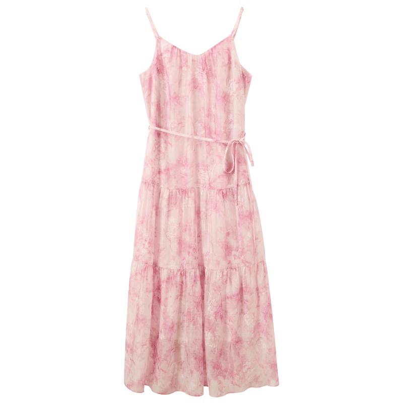 San Cai 2026 Summer French Romantic Floral V-Neck Sleeveless Maxi Dress S
San Cai 2026 Summer French Romantic Floral V-Neck Sleeveless Maxi Dress S
