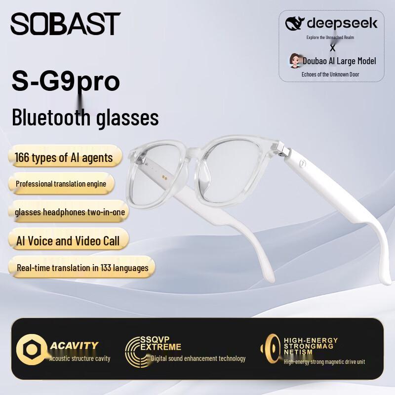 SE SOBAST AI Розумні Bluetooth Аудіо Окуляри
SE SOBAST AI Розумні Bluetooth Аудіо Окуляри