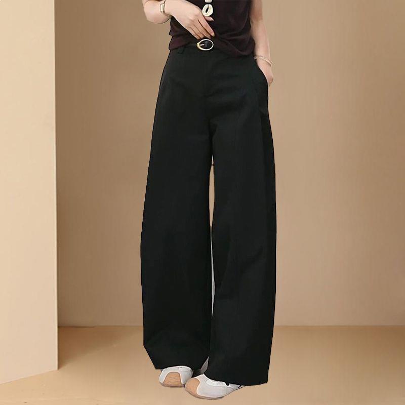 Women s High-Waisted Slimming Wide-Leg Pants - Elegant, Loose, Fashionable, Pear Shape, Winter/Autumn 2025 Collection 4XL (recommended 160-180 jin) чёрный
Women s High-Waisted Slimming Wide-Leg Pants - Elegant, Loose, Fashionable, Pear Shape, Winter/Autumn 2025 Collection 4XL (recommended 160-180 jin) чёрный