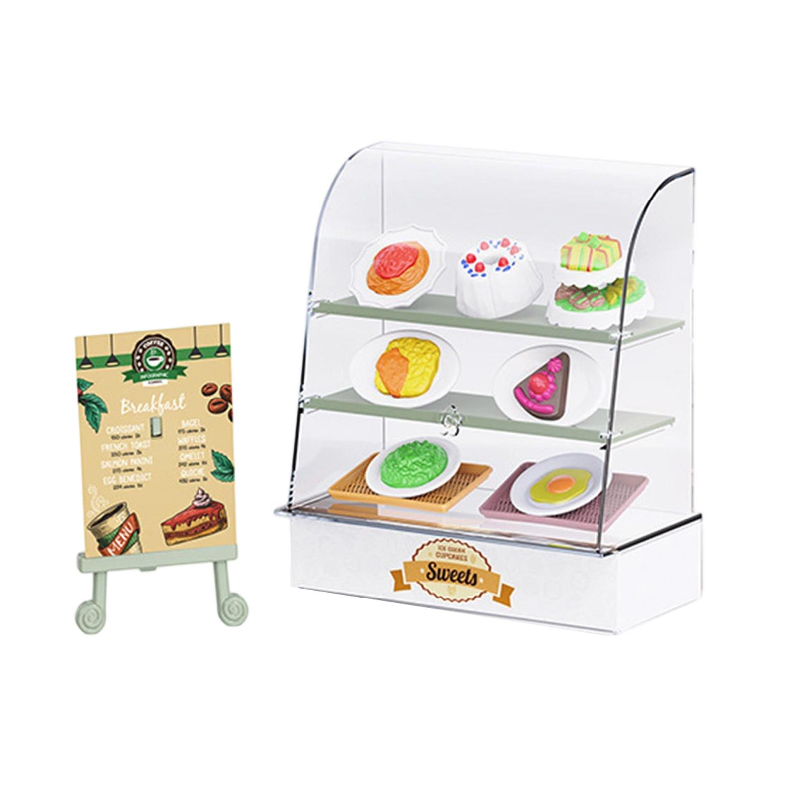 Миниатюрная витрина для пекарни с набором фигурок десертов для кукольного домика, витрина для магазина пекарни, детская игрушка для кухни для ролевых игр A
Миниатюрная витрина для пекарни с набором фигурок десертов для кукольного домика, витрина для магазина пекарни, детская игрушка для кухни для ролевых игр A