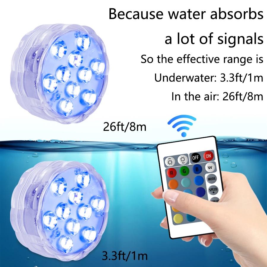 8Led Swimming Pool Light Remote Control RGB Dive Fish Light LED Underwater Lamp Outdoor Swimming Pool Light Vase Pond Decor RGB Color
8Led Swimming Pool Light Remote Control RGB Dive Fish Light LED Underwater Lamp Outdoor Swimming Pool Light Vase Pond Decor RGB Color