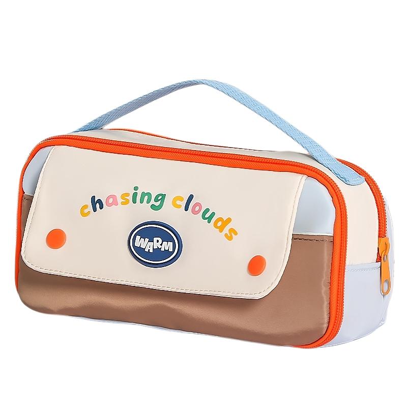 Chasing Clouds Large Capacity Pencil Case Colorful Stationery Box with Handle Pen Bag Toiletry Travel Pouch A3227 коричневий
Chasing Clouds Large Capacity Pencil Case Colorful Stationery Box with Handle Pen Bag Toiletry Travel Pouch A3227 коричневий
