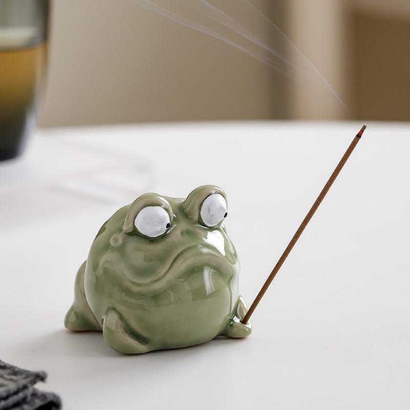 Frog Incense Holder Incense Burner Animal Ornament Tea Ceremony Use Home Indoor Incense Stand Aroma Diffuser Ornament Decor
Frog Incense Holder Incense Burner Animal Ornament Tea Ceremony Use Home Indoor Incense Stand Aroma Diffuser Ornament Decor