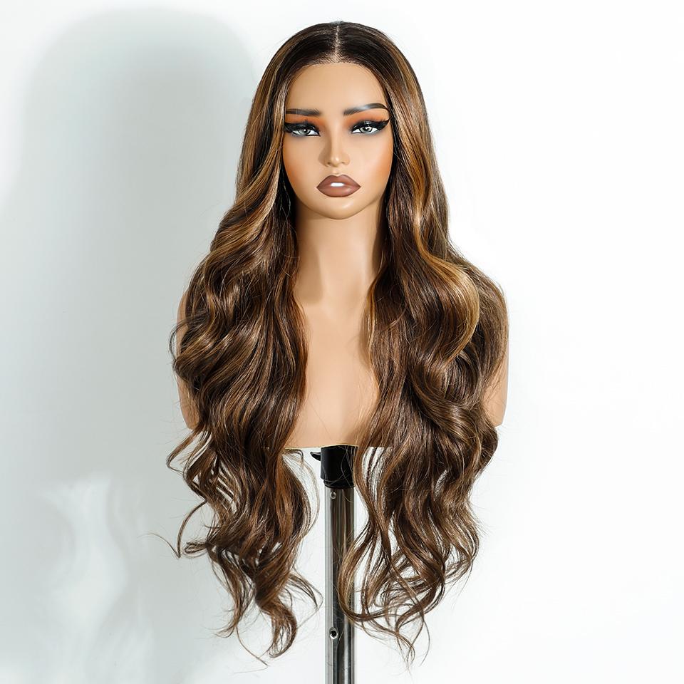 FREEDOM Body Wave Synthetic Lace Front Wigs For Woman 6 x4 Wear and Go Glueless Wig Ombre Brown Pre Plucked Pre Cut Lace Wigs (as the picture,28inches)
FREEDOM Body Wave Synthetic Lace Front Wigs For Woman 6 x4 Wear and Go Glueless Wig Ombre Brown Pre Plucked Pre Cut Lace Wigs (as the picture,28inches)
