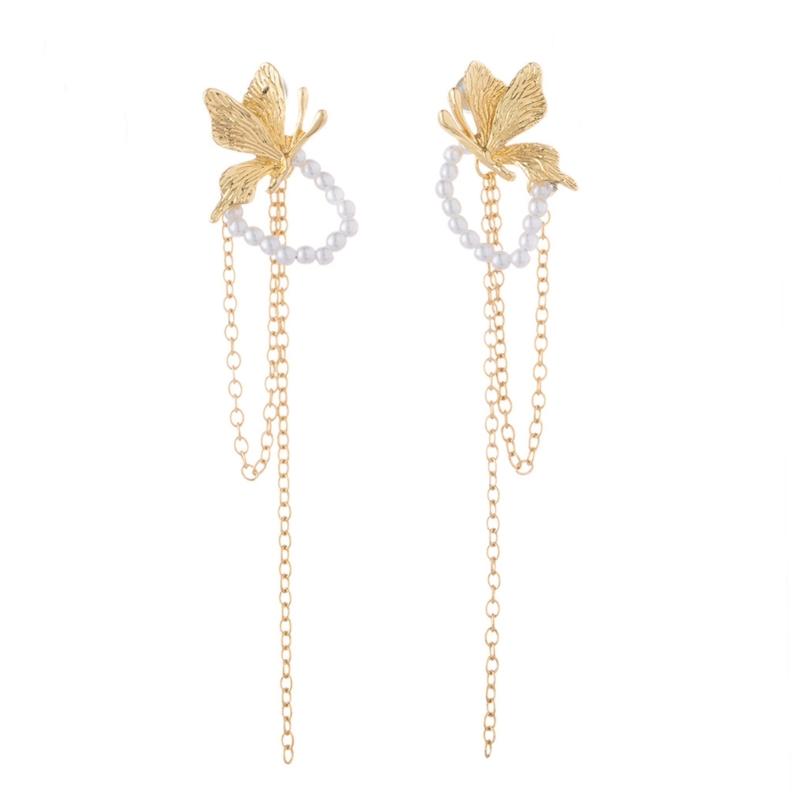 Stylish Butterfly Jewel Earrings Alloy Dangle Jewelry Allergy Silver Studs For Formal золотий
Stylish Butterfly Jewel Earrings Alloy Dangle Jewelry Allergy Silver Studs For Formal золотий
