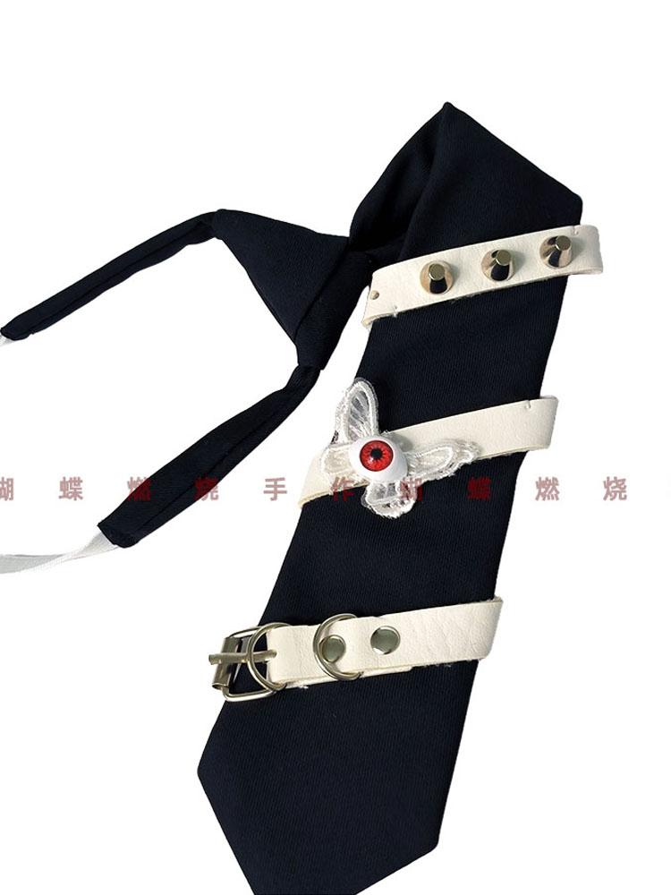 Fashion Punk Dream Wear Rivet Black Necktie Original Tie Personalized Leather Necktie for Men Women
Fashion Punk Dream Wear Rivet Black Necktie Original Tie Personalized Leather Necktie for Men Women