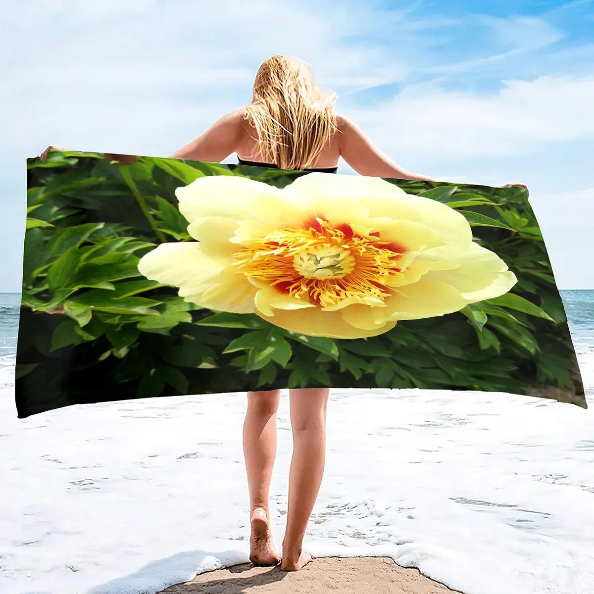 Peony and Rose Floral Beach Towels Washcloths,Pink Flower Soft Towels Sand Proof Swimming Floral Flowers Bath Pool Towels W40*H60(CM)
Peony and Rose Floral Beach Towels Washcloths,Pink Flower Soft Towels Sand Proof Swimming Floral Flowers Bath Pool Towels W40*H60(CM)