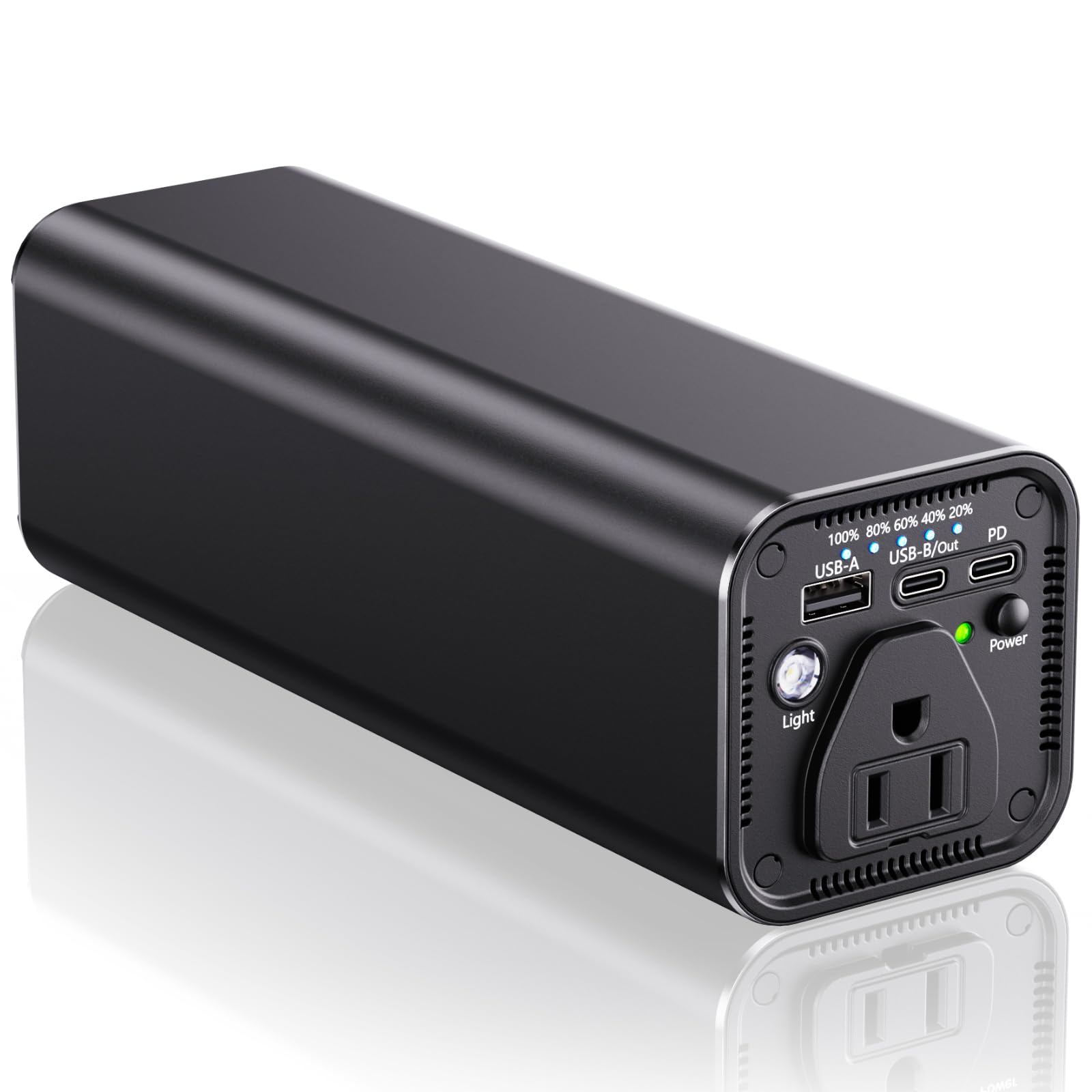 Portable Power Station with AC 31200mAh High PD 65W Fast for Car LED Backup Drone Output, Capacity, Charging, Camping, High-Brightness Light,
Portable Power Station with AC 31200mAh High PD 65W Fast for Car LED Backup Drone Output, Capacity, Charging, Camping, High-Brightness Light,