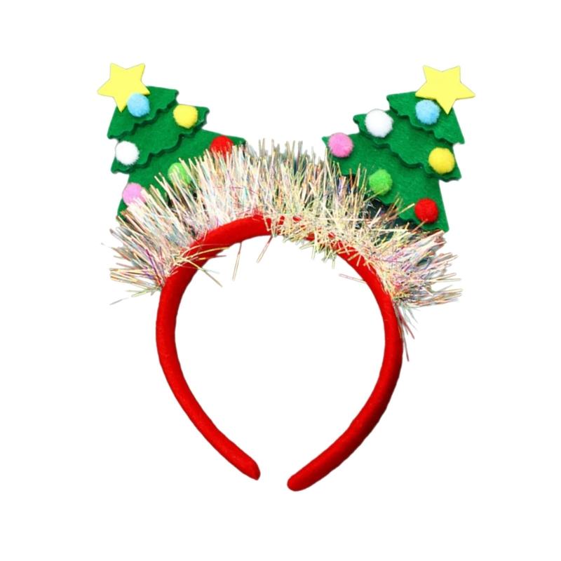 Seasonal Fun with Green Fabric Christmas Tree Headband Easy to Wear Headbands Ornament for Kids and Adult Party Costumes зелёный
Seasonal Fun with Green Fabric Christmas Tree Headband Easy to Wear Headbands Ornament for Kids and Adult Party Costumes зелёный
