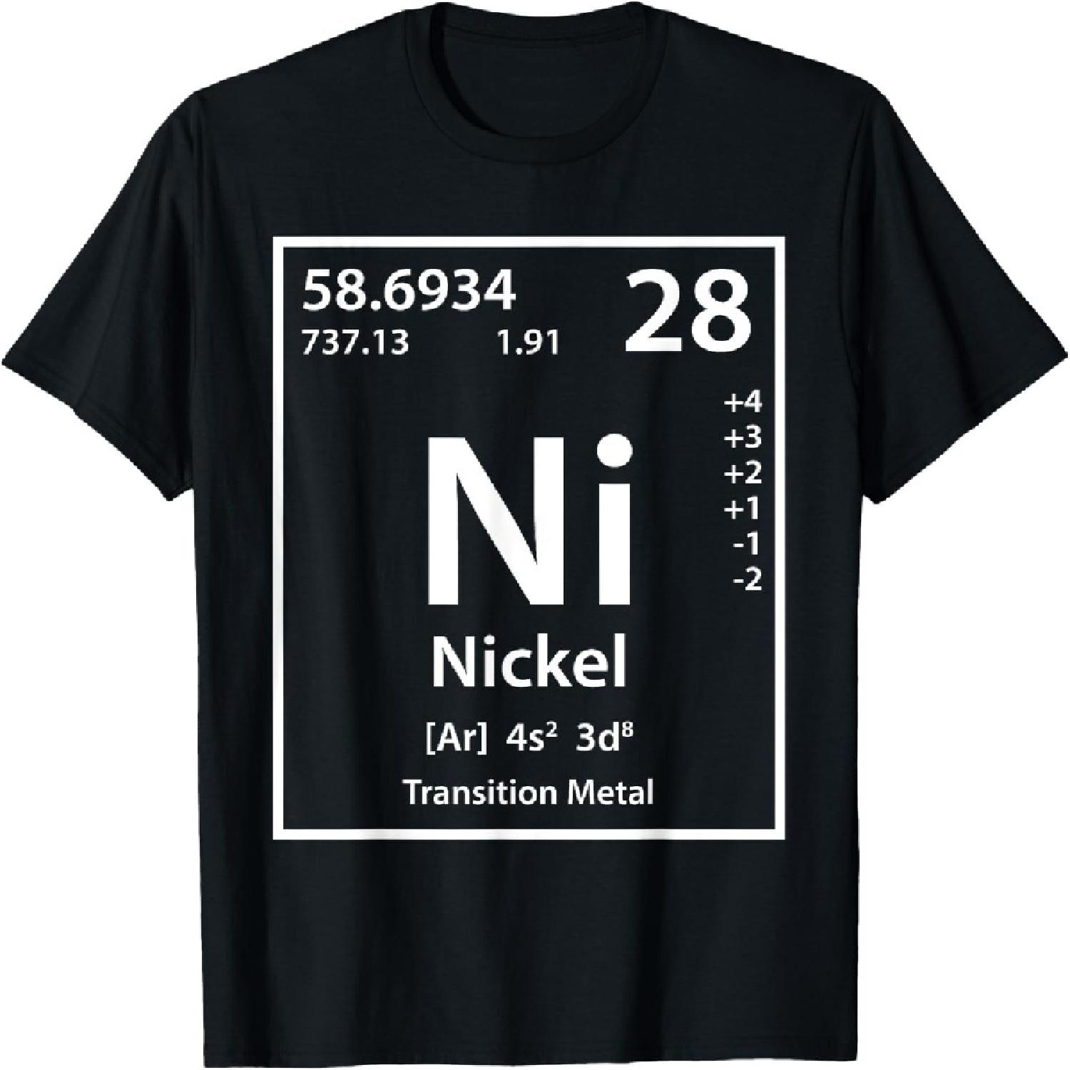 Nickel Element (white) T-Shirt XXXXXL різнокольоровий
Nickel Element (white) T-Shirt XXXXXL різнокольоровий