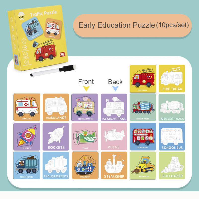 Children s Montessori Scene Puzzle Animal Traffic Dinosaur Early Education Cognitive Puzzle Educational Toys For Kids 2-5 Years
Children s Montessori Scene Puzzle Animal Traffic Dinosaur Early Education Cognitive Puzzle Educational Toys For Kids 2-5 Years