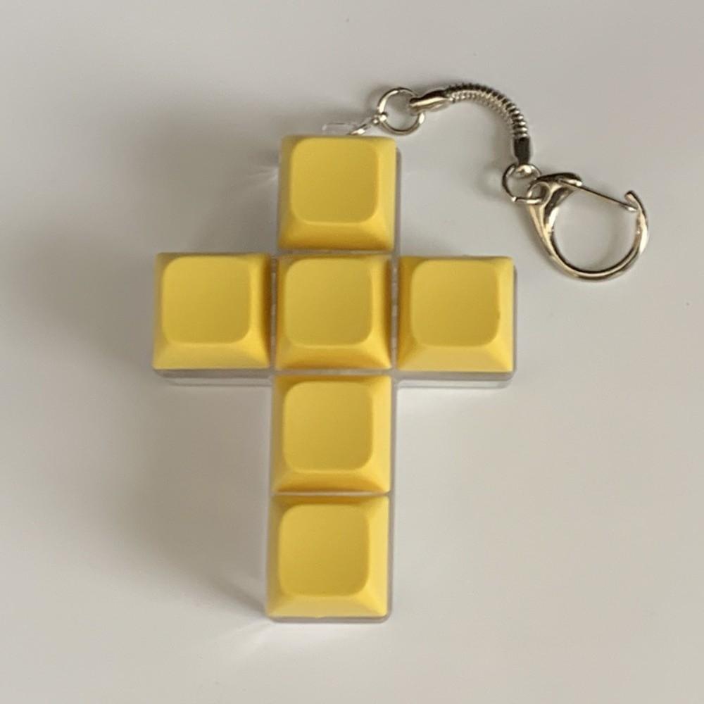 Keys Button Fidget Keychain Keycap Clicker Toy Relaxing Finger Keyboard Cap Adult жовтий
Keys Button Fidget Keychain Keycap Clicker Toy Relaxing Finger Keyboard Cap Adult жовтий