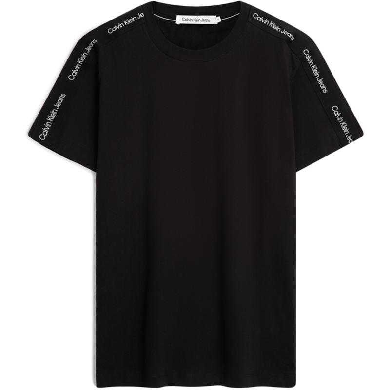 Calvin Klein Футболка с коротким рукавом и круглым вырезом, логотипом, мужские топы, космический черный ZM022820GO
Calvin Klein Футболка с коротким рукавом и круглым вырезом, логотипом, мужские топы, космический черный ZM022820GO