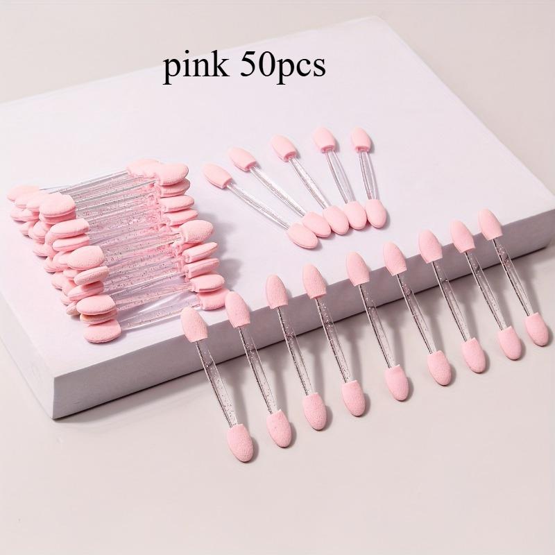 50Pcs Eye disposable eye shadow stick double-head double-sided eye makeup applicator short sponge eye shadow applicator
50Pcs Eye disposable eye shadow stick double-head double-sided eye makeup applicator short sponge eye shadow applicator
