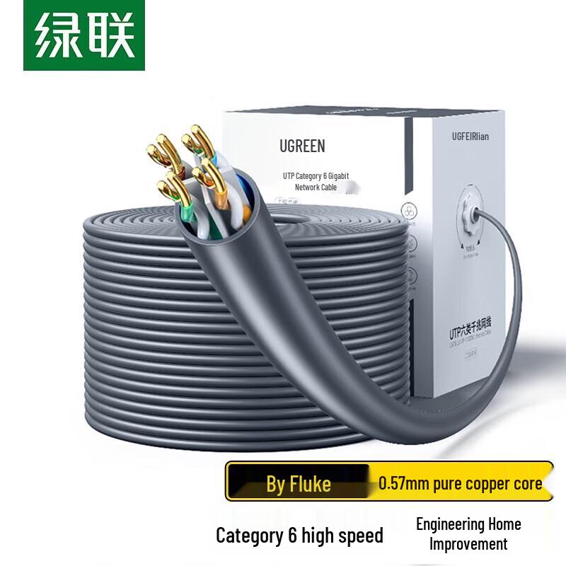 Ugreen Cat6a Unshielded Ethernet Bulk Cable
Ugreen Cat6a Unshielded Ethernet Bulk Cable