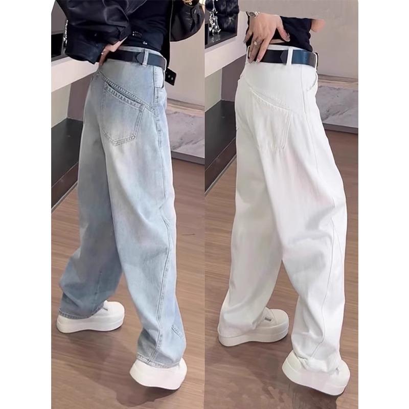 2025 Spring Retro High Waist Slimming Wide Leg Jeans for Women with Pear-Shaped Figure Large
2025 Spring Retro High Waist Slimming Wide Leg Jeans for Women with Pear-Shaped Figure Large