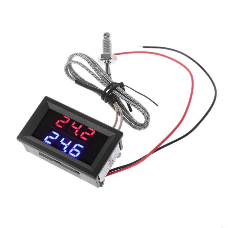 Digital Display High Temperature Thermometer K-Type Thermocouple Industrial чорний
Digital Display High Temperature Thermometer K-Type Thermocouple Industrial чорний
