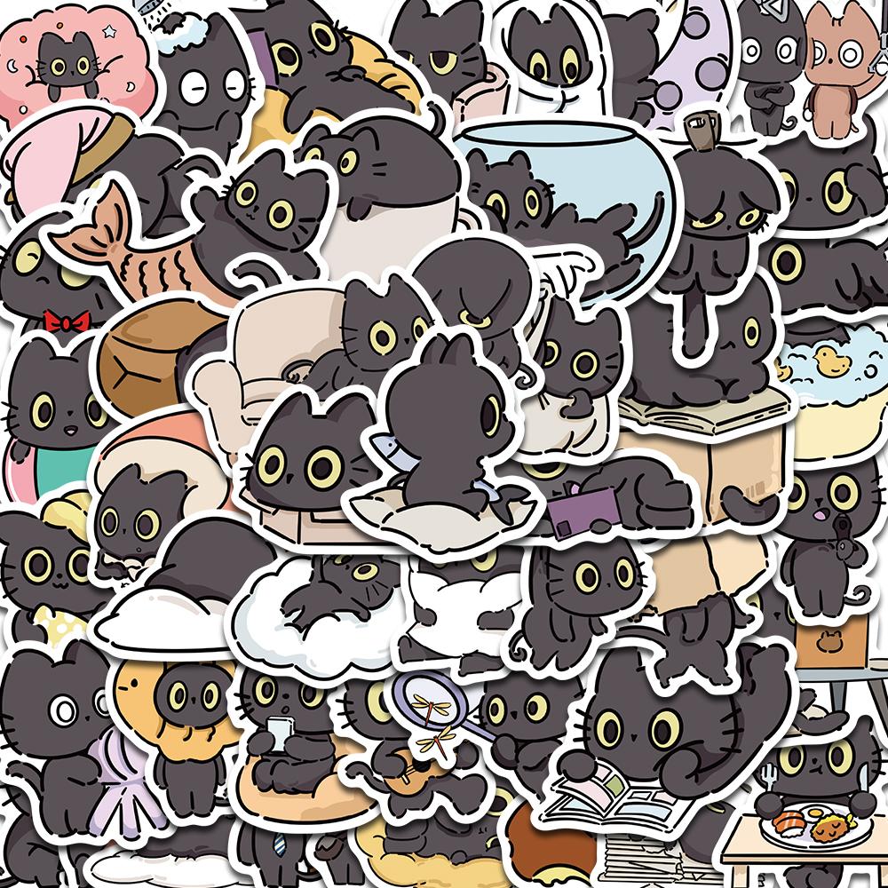 50PCS Naughty little black cat Sticker Harajuku Skateboard Decorative Laptop Luggage Scrapbooking Waterproof Art Decals Sticker
50PCS Naughty little black cat Sticker Harajuku Skateboard Decorative Laptop Luggage Scrapbooking Waterproof Art Decals Sticker