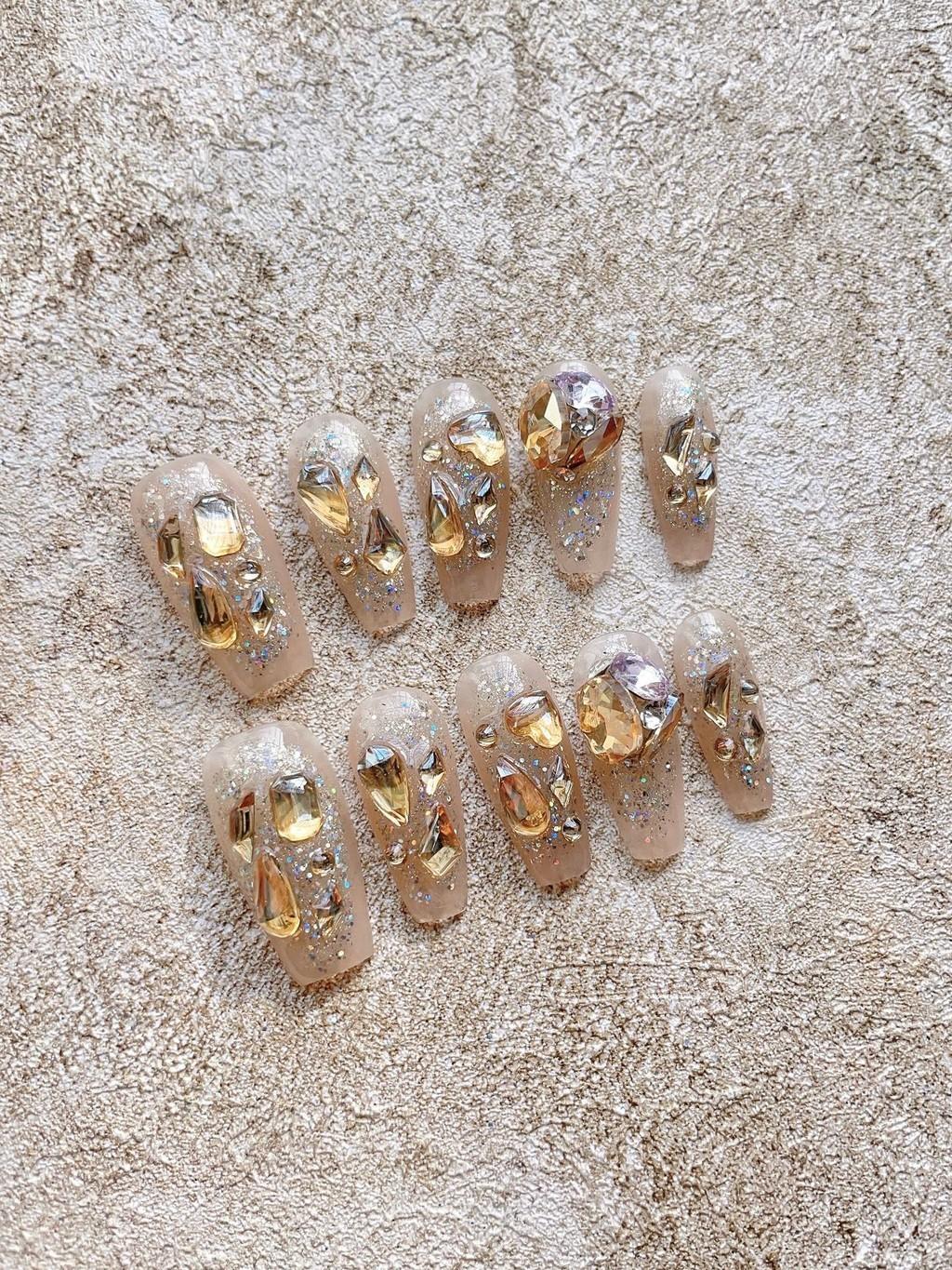 Nail Wearing Handmade Starry Sky Aurora Ice Transparent Whitening Detachable L
Nail Wearing Handmade Starry Sky Aurora Ice Transparent Whitening Detachable L