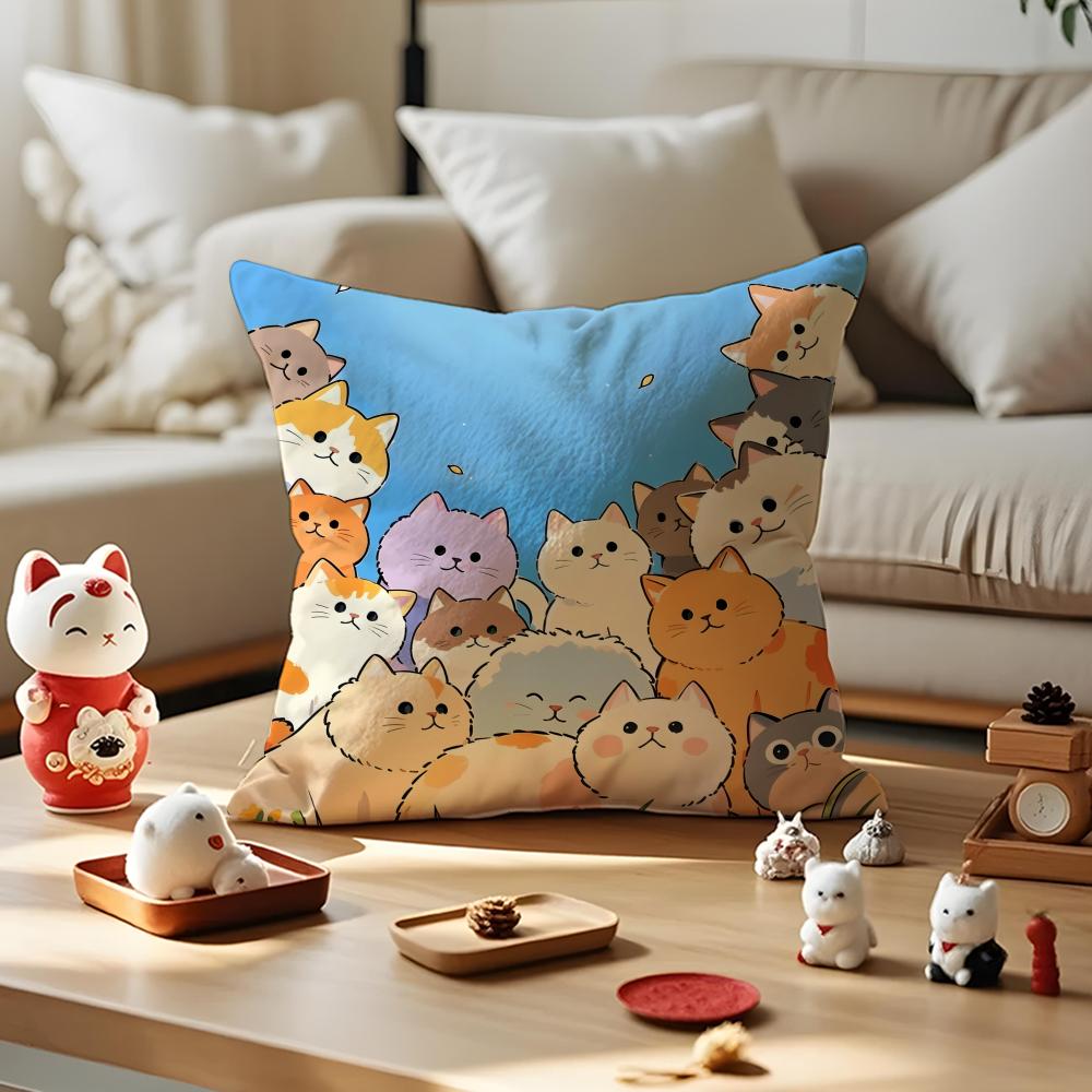 Cartoon Cat Picture For Wake Up Cushion Cover Anti-dustmite Pillowcase Invisible Zipper Silky Short Plush Sofa Cushion Cover 30X30cm
Cartoon Cat Picture For Wake Up Cushion Cover Anti-dustmite Pillowcase Invisible Zipper Silky Short Plush Sofa Cushion Cover 30X30cm